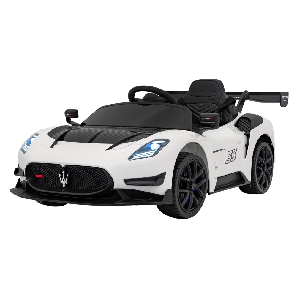 Elektromobilis Maserati MC20 GT2, White-Elektromobiliai vaikams, Mašinos-e-vaikas