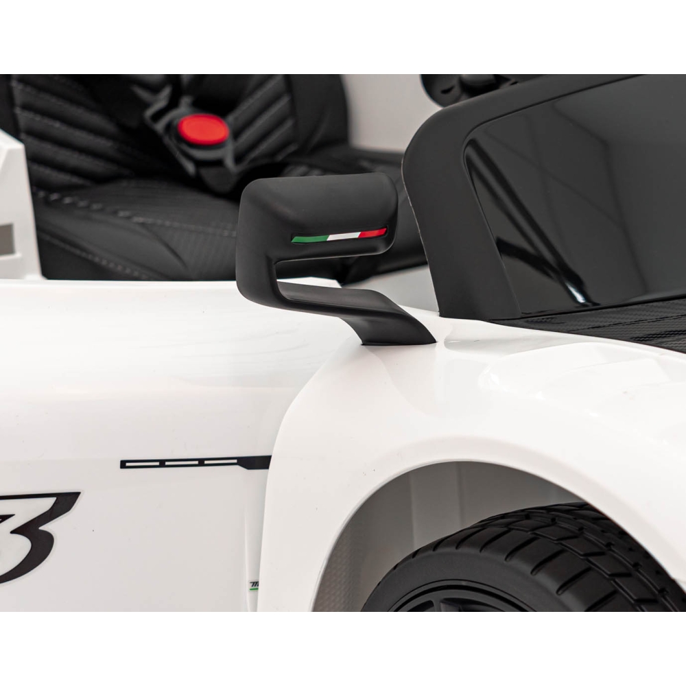 Elektromobilis Maserati MC20 GT2, White-Elektromobiliai vaikams, Mašinos-e-vaikas