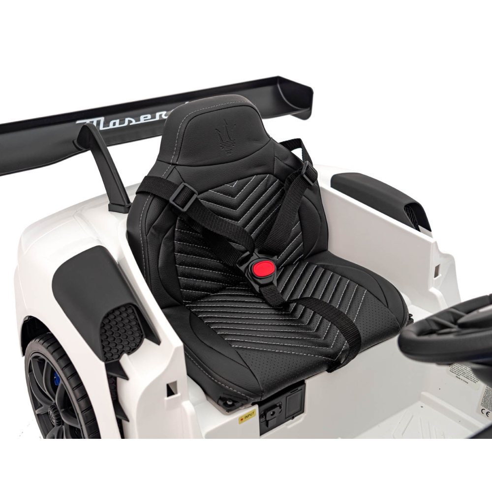 Elektromobilis Maserati MC20 GT2, White-Elektromobiliai vaikams, Mašinos-e-vaikas