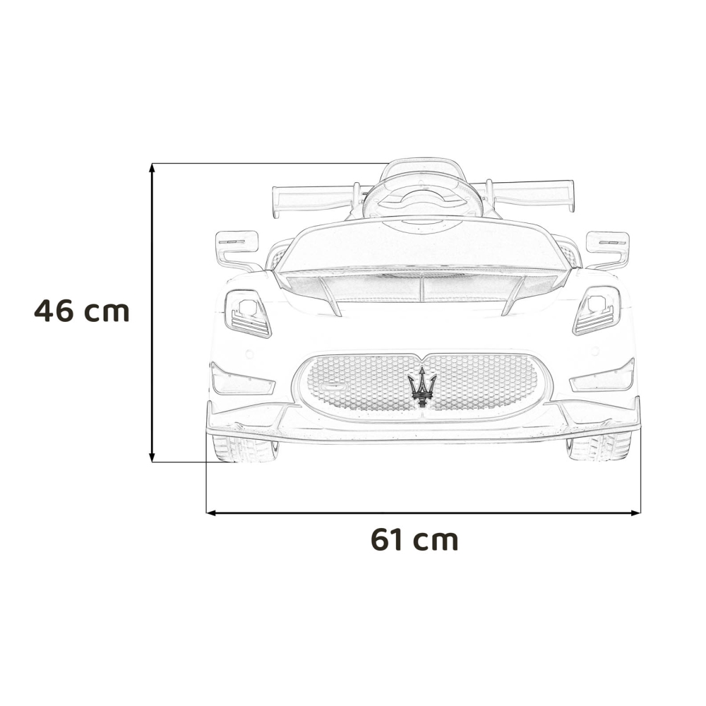Elektromobilis Maserati MC20 GT2, White-Elektromobiliai vaikams, Mašinos-e-vaikas