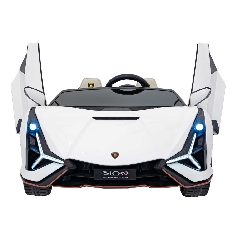 Elektromobilis Lamborghini SIAN, White-Elektromobiliai vaikams, Mašinos-e-vaikas