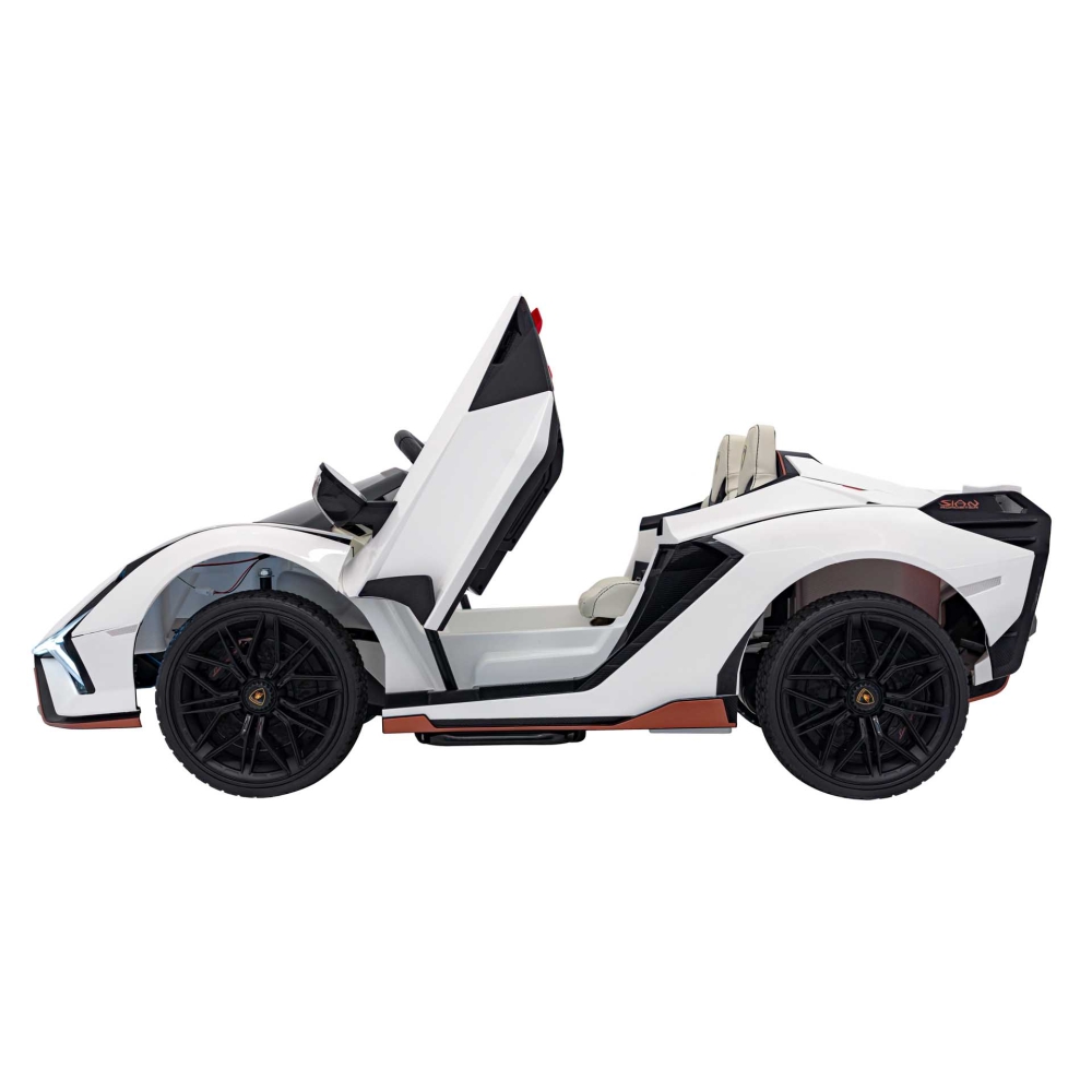 Elektromobilis Lamborghini SIAN, White-Elektromobiliai vaikams, Mašinos-e-vaikas