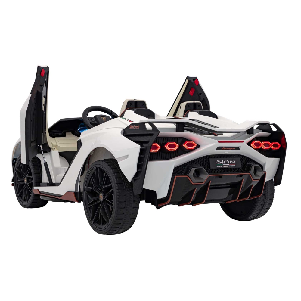 Elektromobilis Lamborghini SIAN, White-Elektromobiliai vaikams, Mašinos-e-vaikas