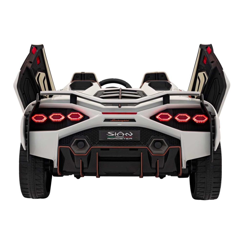 Elektromobilis Lamborghini SIAN, White-Elektromobiliai vaikams, Mašinos-e-vaikas