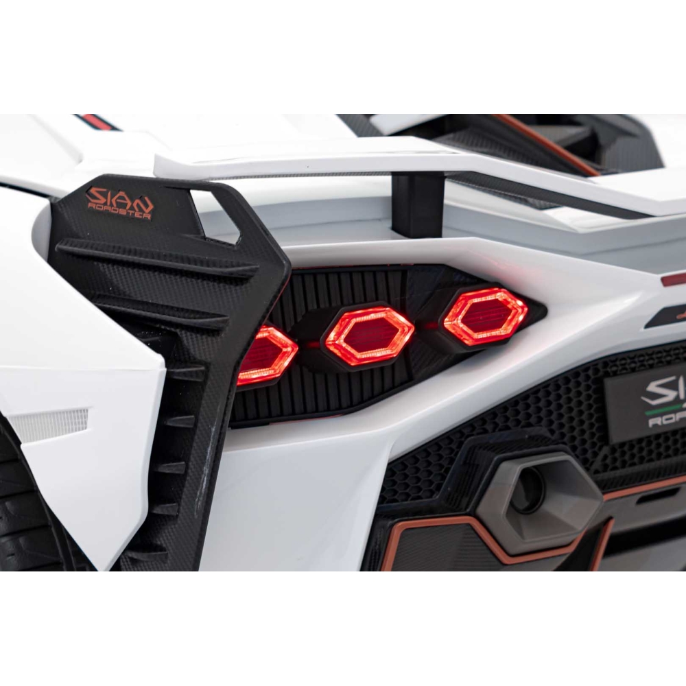 Elektromobilis Lamborghini SIAN, White-Elektromobiliai vaikams, Mašinos-e-vaikas