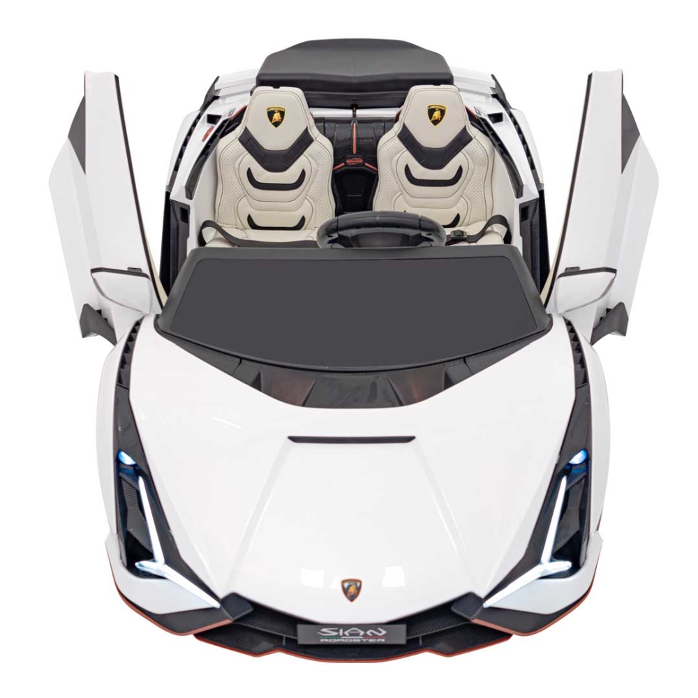Elektromobilis Lamborghini SIAN, White-Elektromobiliai vaikams, Mašinos-e-vaikas