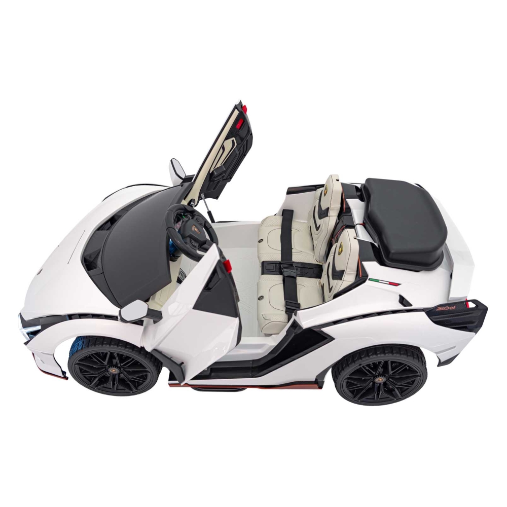 Elektromobilis Lamborghini SIAN, White-Elektromobiliai vaikams, Mašinos-e-vaikas