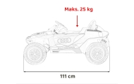 Pojazd Audi RSQ E-TRON Szary