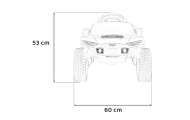 Pojazd Audi RSQ E-TRON Szary