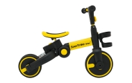 Dviratis Happy Bike 3in1 Sportrike, Yellow-Judėjimui, Balansiniai dviratukai, Triratukai vaikams-e-vaikas