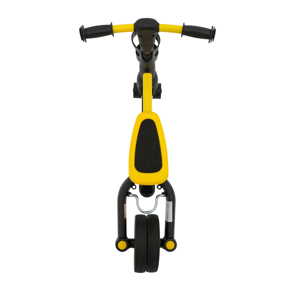 Dviratis Happy Bike 3in1 Sportrike, Yellow-Judėjimui, Balansiniai dviratukai, Triratukai vaikams-e-vaikas