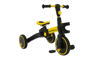 Dviratis Happy Bike 3in1 Sportrike, Yellow-Judėjimui, Balansiniai dviratukai, Triratukai vaikams-e-vaikas