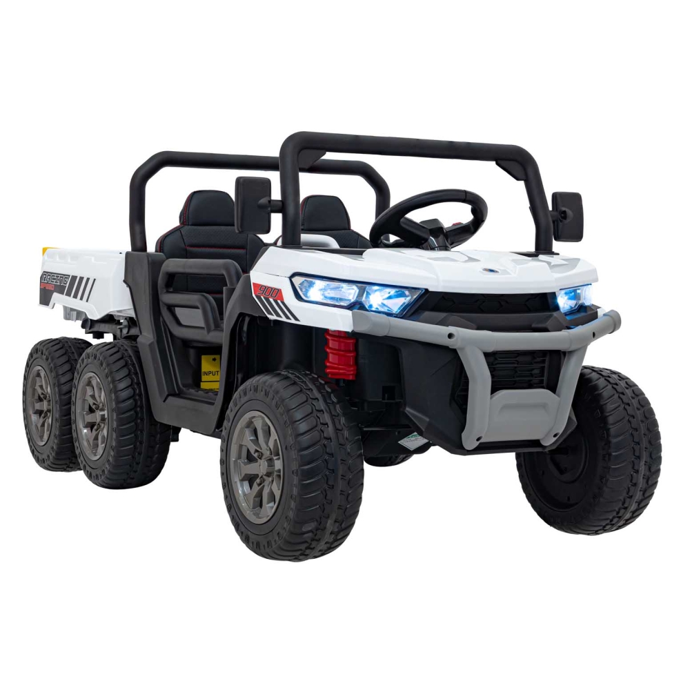 Elektromobilis Farmer Truck Speed 900, White-Elektromobiliai vaikams, Sunkvežimiai-e-vaikas