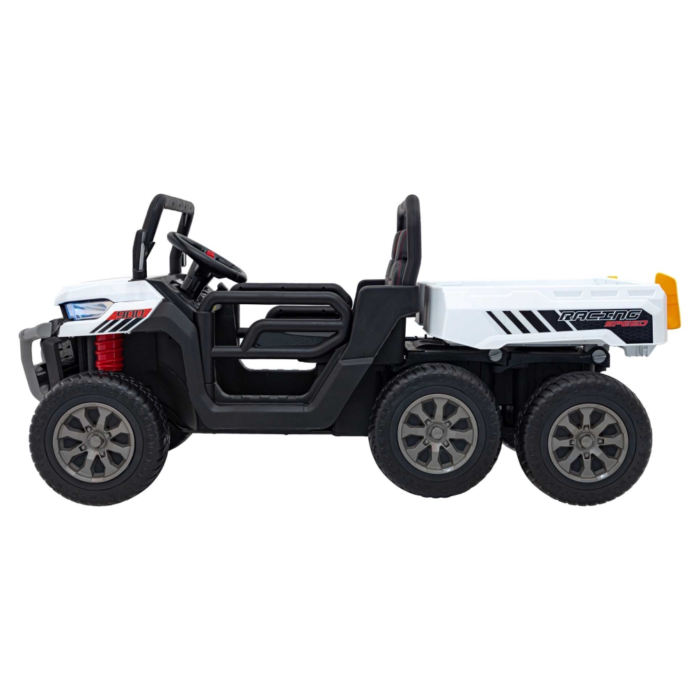 Elektromobilis Farmer Truck Speed 900, White-Elektromobiliai vaikams, Sunkvežimiai-e-vaikas