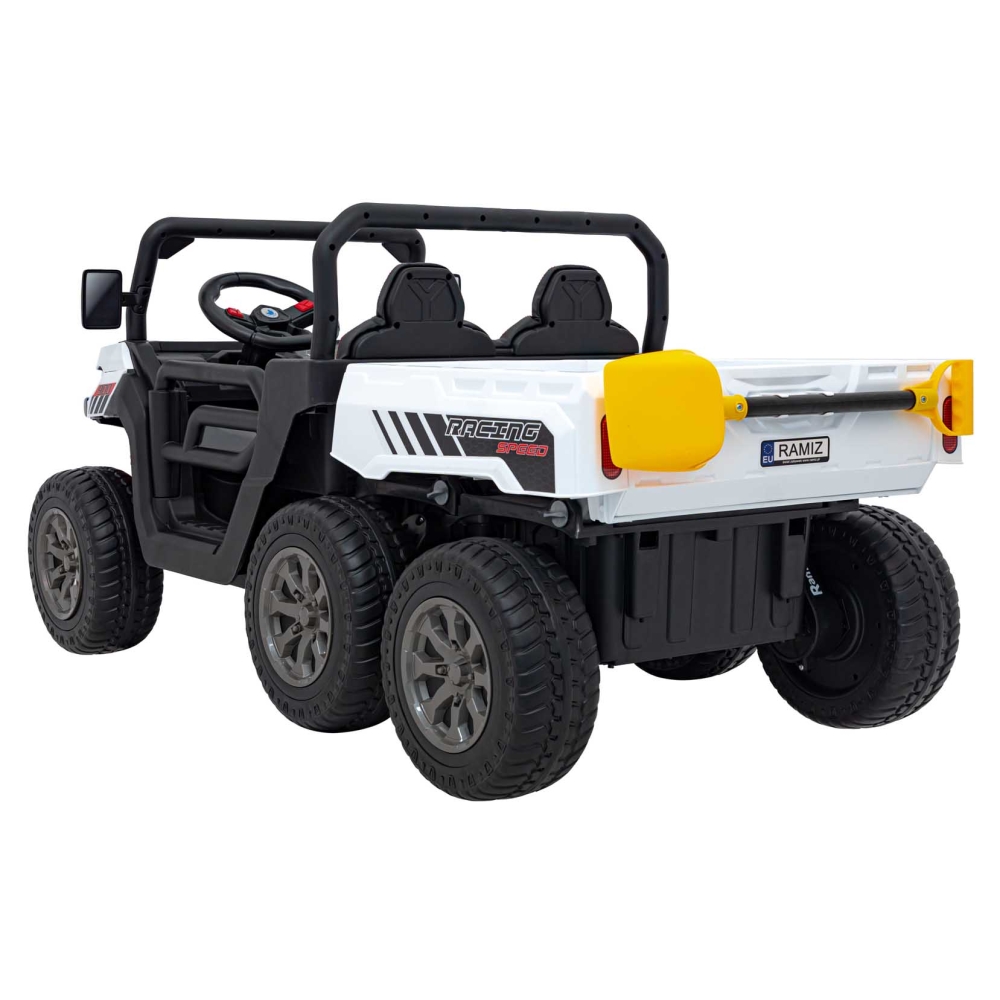 Elektromobilis Farmer Truck Speed 900, White-Elektromobiliai vaikams, Sunkvežimiai-e-vaikas
