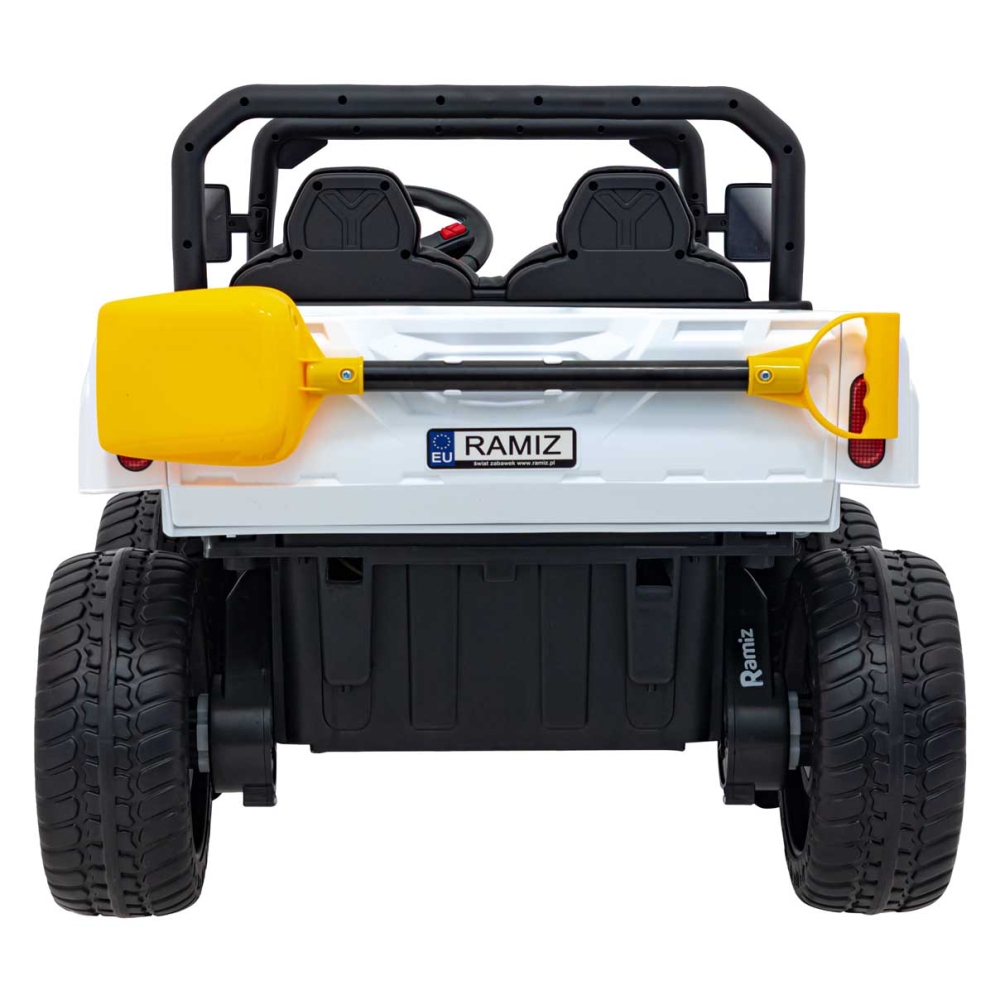 Elektromobilis Farmer Truck Speed 900, White-Elektromobiliai vaikams, Sunkvežimiai-e-vaikas