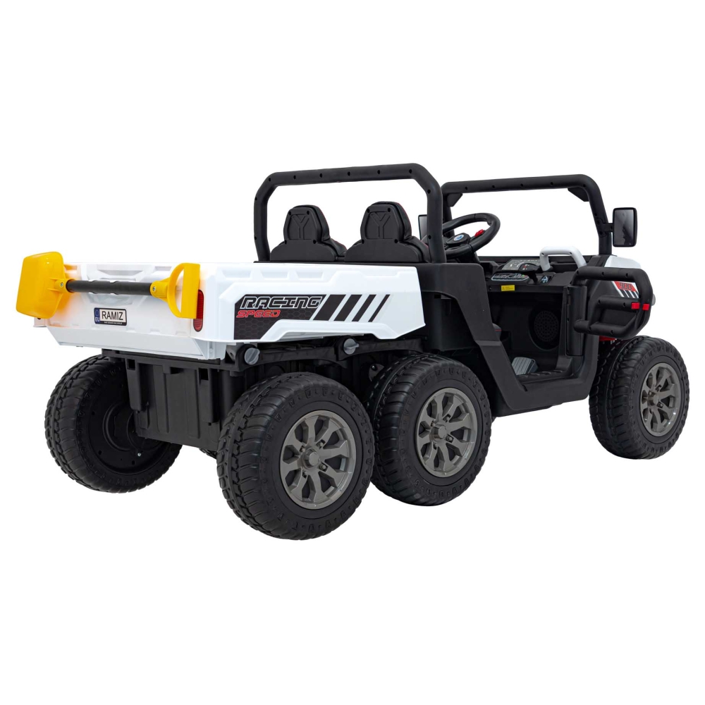 Elektromobilis Farmer Truck Speed 900, White-Elektromobiliai vaikams, Sunkvežimiai-e-vaikas