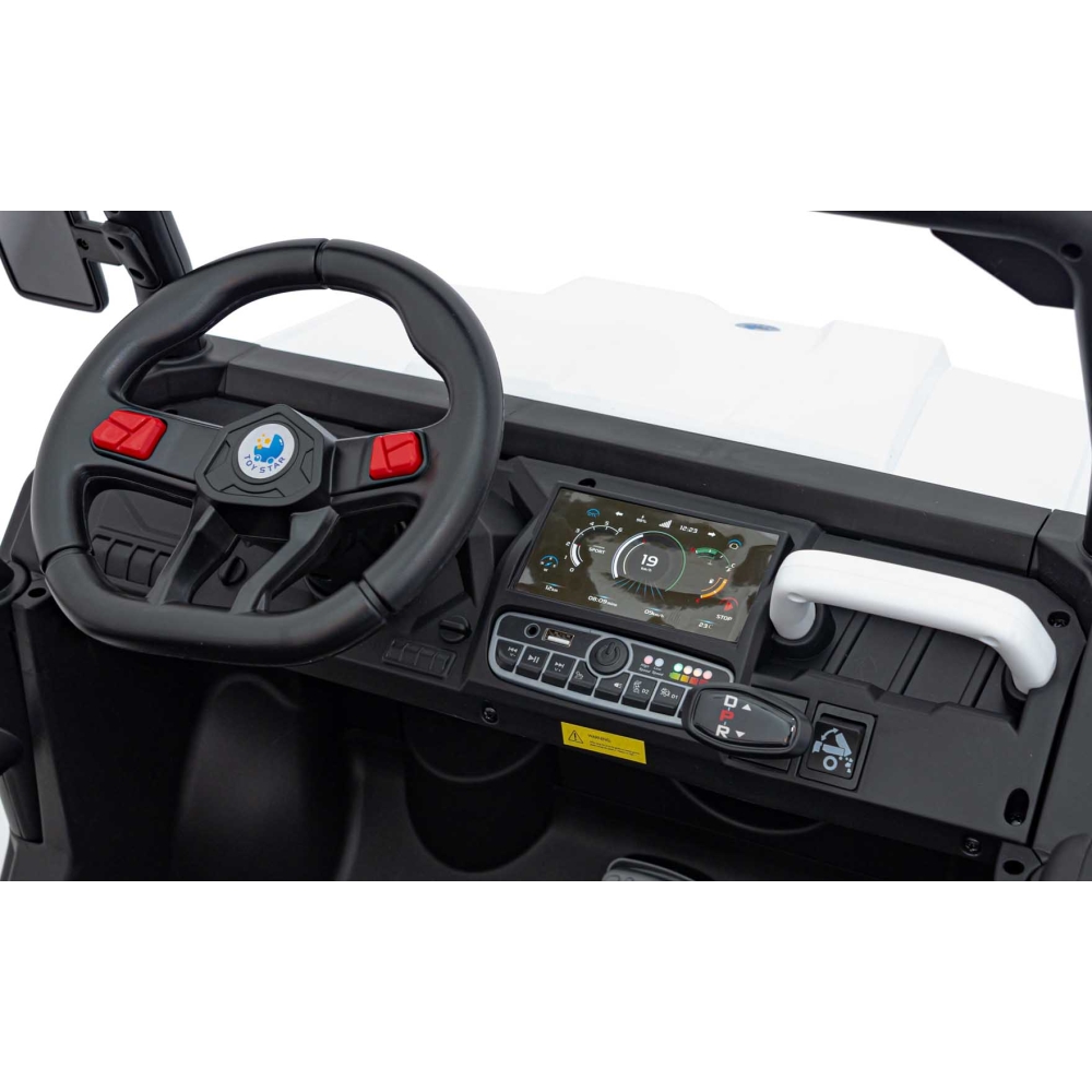 Elektromobilis Farmer Truck Speed 900, White-Elektromobiliai vaikams, Sunkvežimiai-e-vaikas