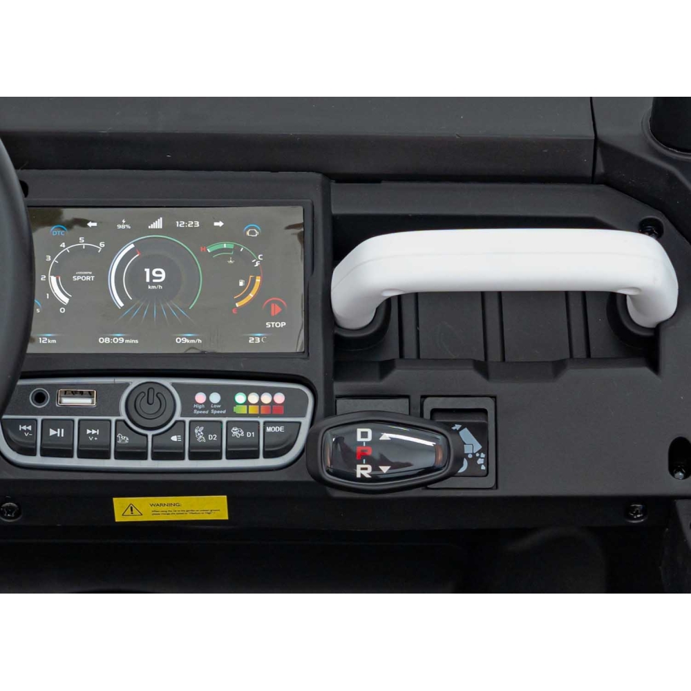 Elektromobilis Farmer Truck Speed 900, White-Elektromobiliai vaikams, Sunkvežimiai-e-vaikas
