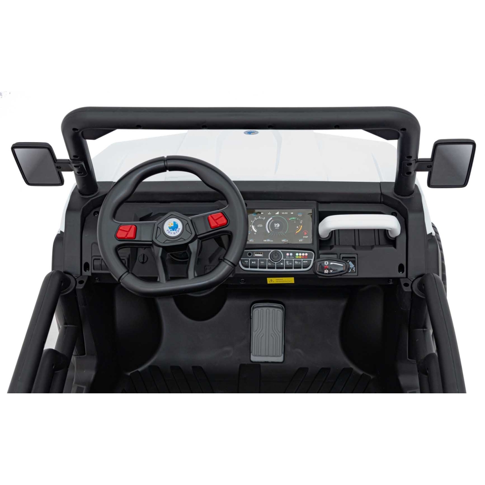 Elektromobilis Farmer Truck Speed 900, White-Elektromobiliai vaikams, Sunkvežimiai-e-vaikas