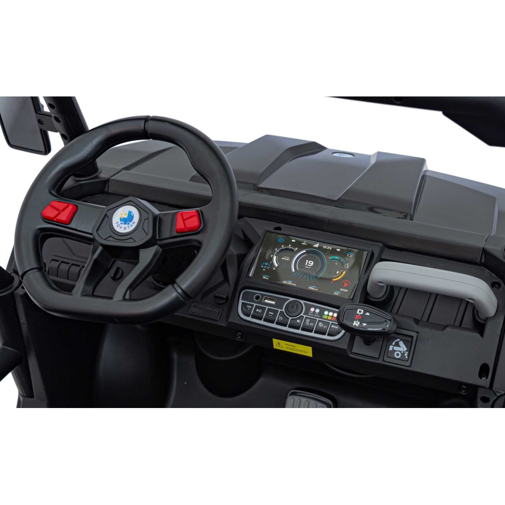 Elektromobilis Farmer Truck Speed 900, Black-Elektromobiliai vaikams, Sunkvežimiai-e-vaikas