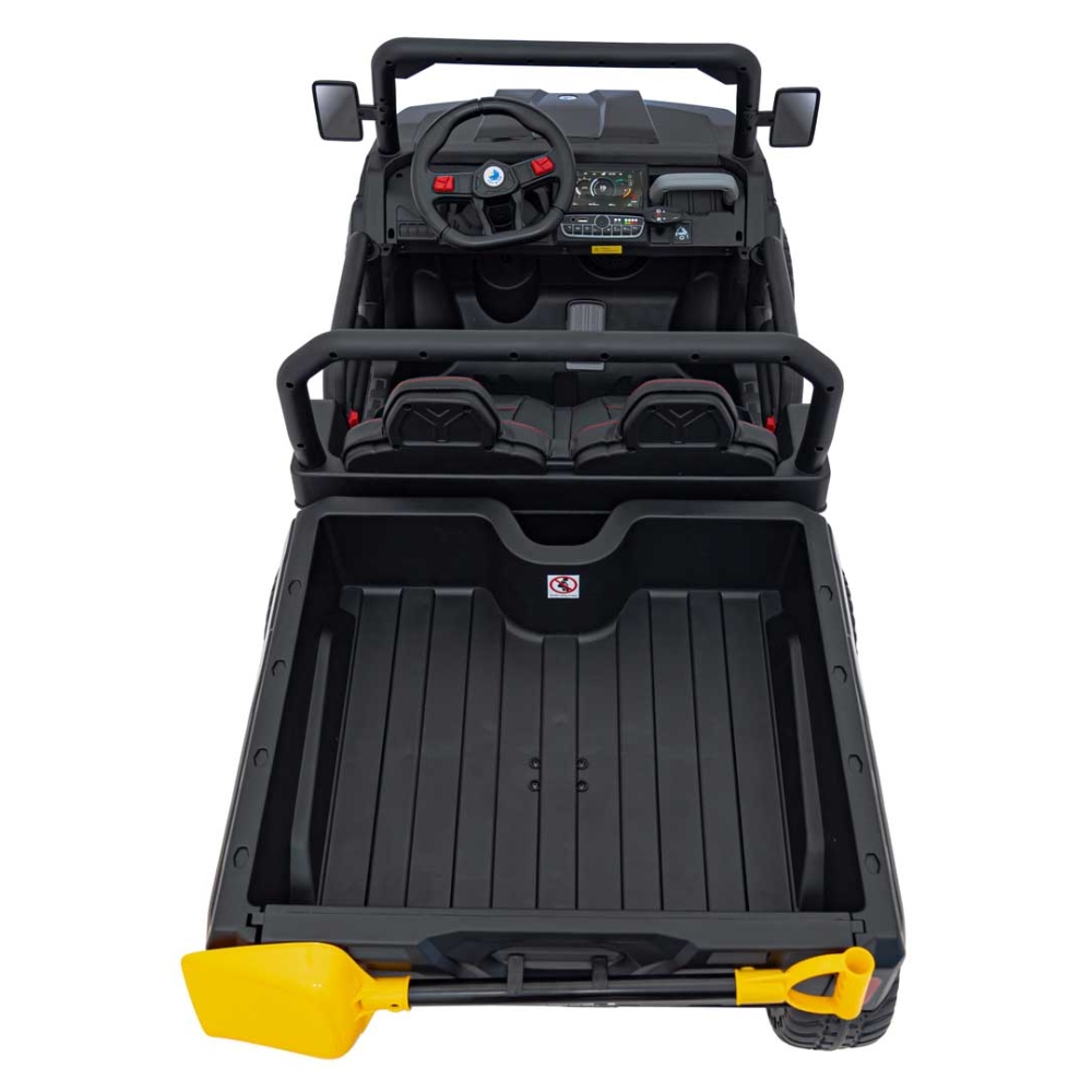Elektromobilis Farmer Truck Speed 900, Black-Elektromobiliai vaikams, Sunkvežimiai-e-vaikas