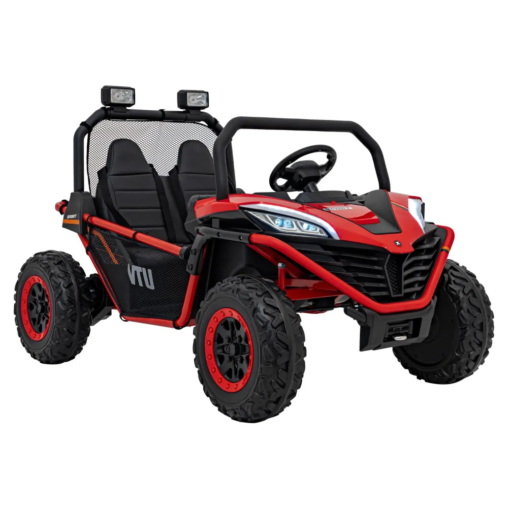 Elektrinis Buggy FASTER 4x4, Red-Elektromobiliai vaikams, Keturračiai ir bagiai-e-vaikas
