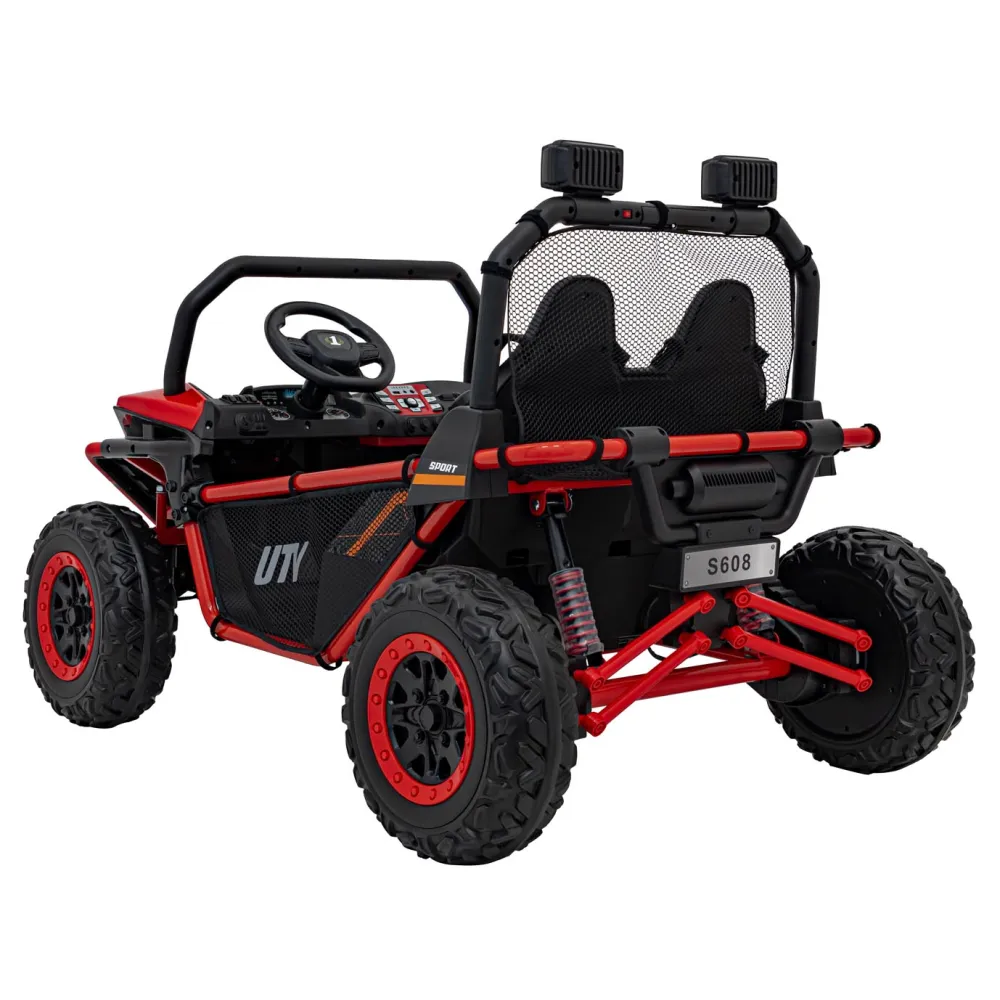 Elektrinis Buggy FASTER 4x4, Red-Elektromobiliai vaikams, Keturračiai ir bagiai-e-vaikas