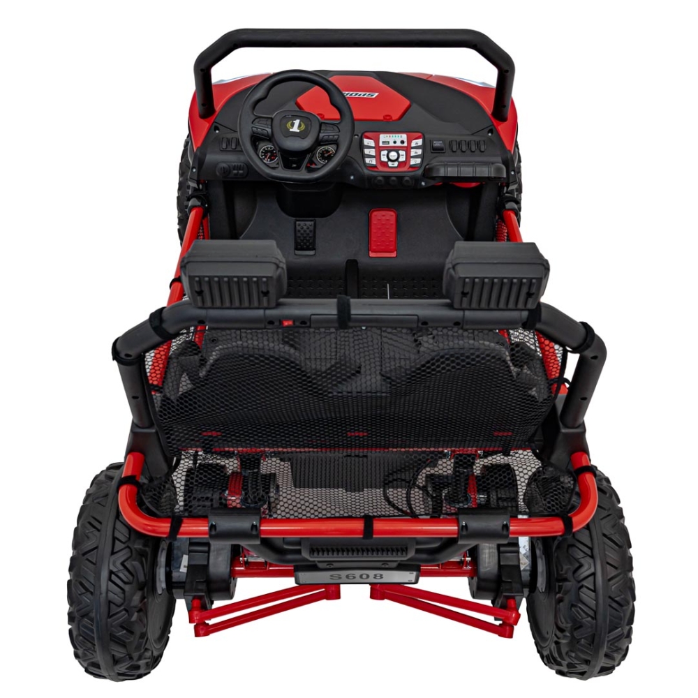 Elektrinis Buggy FASTER 4x4, Red-Elektromobiliai vaikams, Keturračiai ir bagiai-e-vaikas