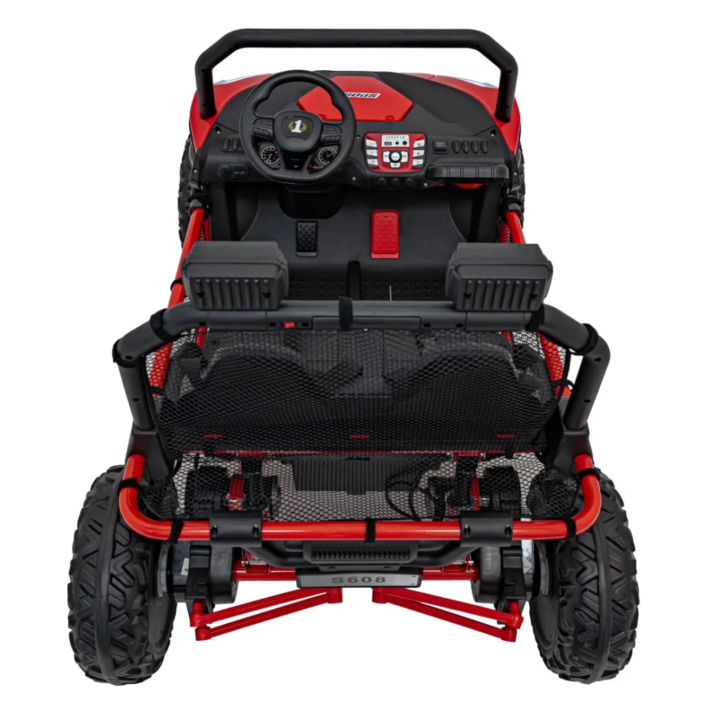 Elektrinis Buggy FASTER 4x4, Red-Elektromobiliai vaikams, Keturračiai ir bagiai-e-vaikas