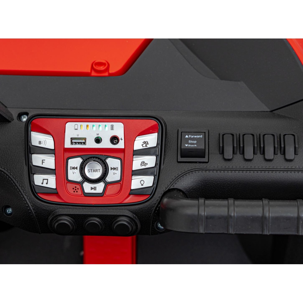 Elektrinis Buggy FASTER 4x4, Red-Elektromobiliai vaikams, Keturračiai ir bagiai-e-vaikas