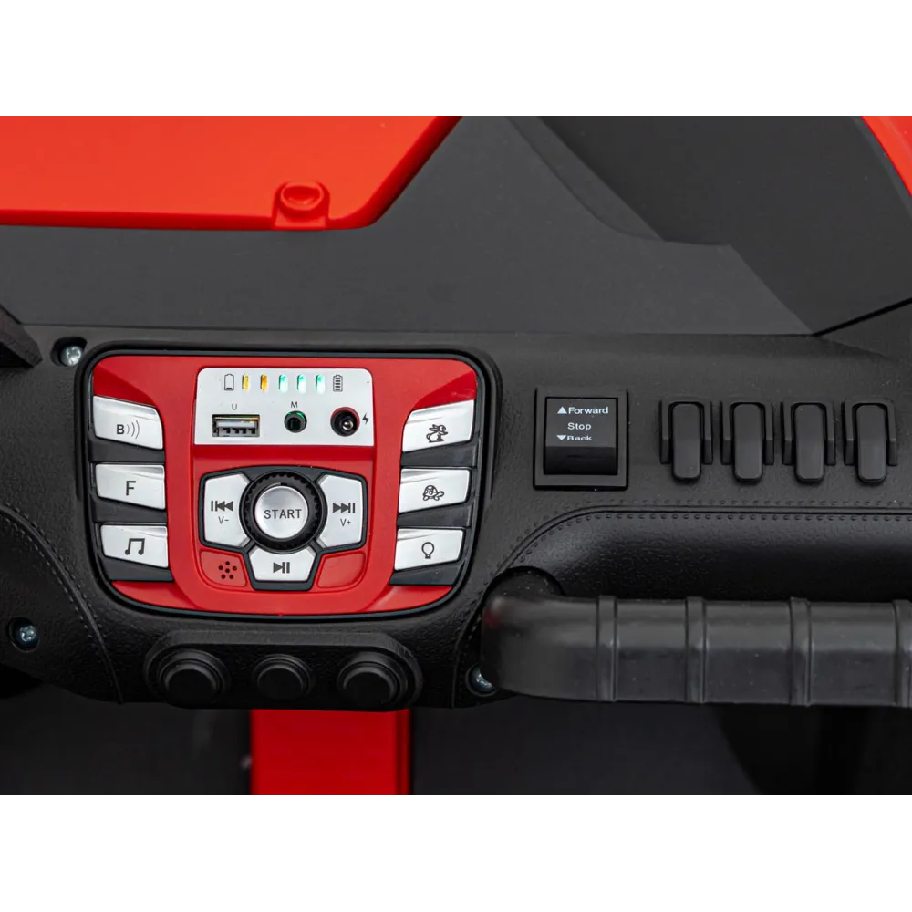 Elektrinis Buggy FASTER 4x4, Red-Elektromobiliai vaikams, Keturračiai ir bagiai-e-vaikas