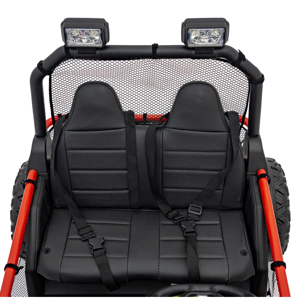 Elektrinis Buggy FASTER 4x4, Red-Elektromobiliai vaikams, Keturračiai ir bagiai-e-vaikas