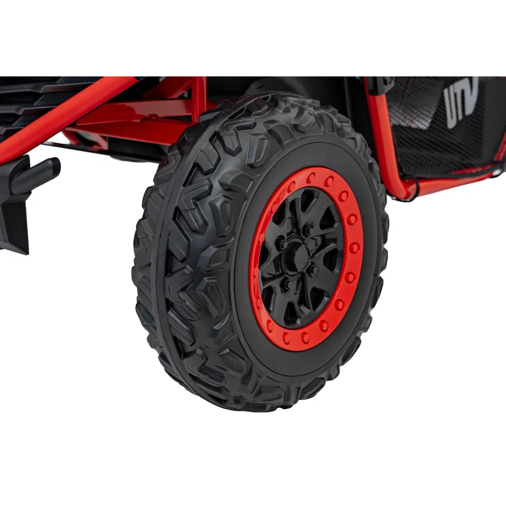 Elektrinis Buggy FASTER 4x4, Red-Elektromobiliai vaikams, Keturračiai ir bagiai-e-vaikas