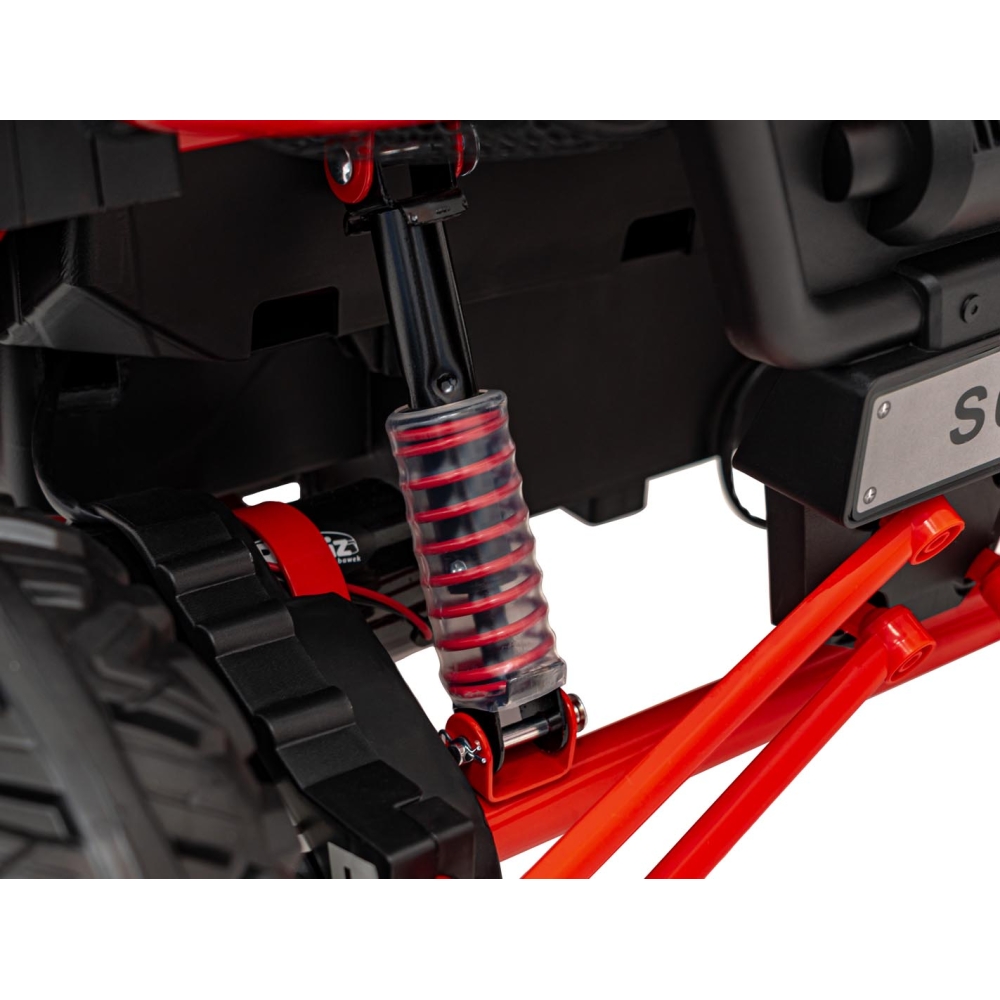 Elektrinis Buggy FASTER 4x4, Red-Elektromobiliai vaikams, Keturračiai ir bagiai-e-vaikas