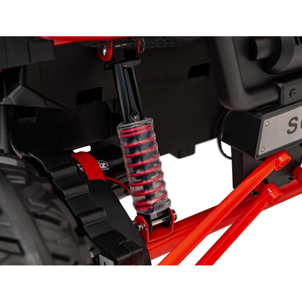 Elektrinis Buggy FASTER 4x4, Red-Elektromobiliai vaikams, Keturračiai ir bagiai-e-vaikas