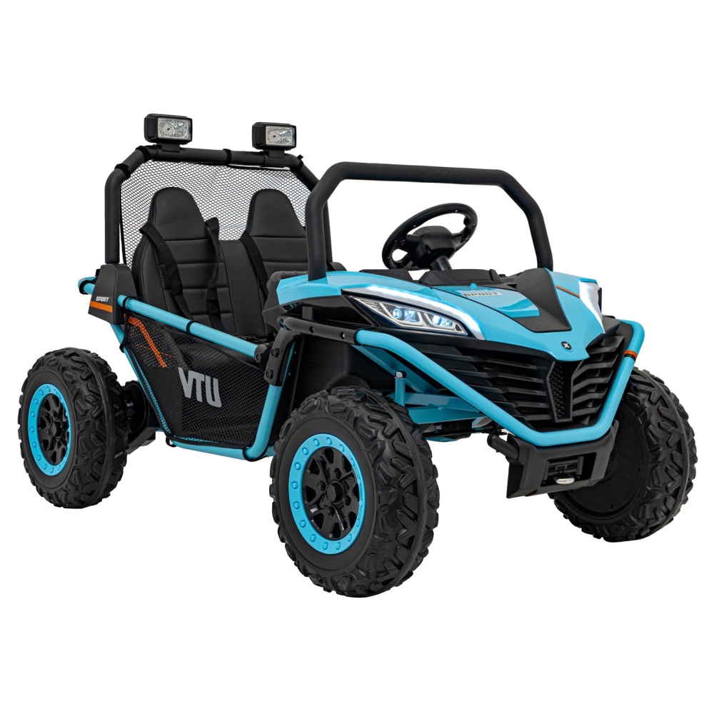 Elektrinis Buggy FASTER 4x4, Blue-Elektromobiliai vaikams, Keturračiai ir bagiai-e-vaikas