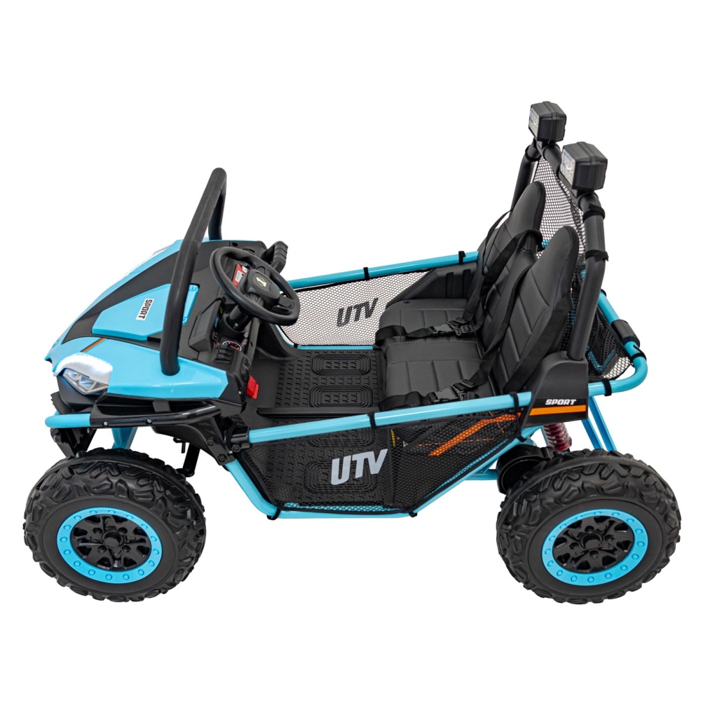 Elektrinis Buggy FASTER 4x4, Blue-Elektromobiliai vaikams, Keturračiai ir bagiai-e-vaikas