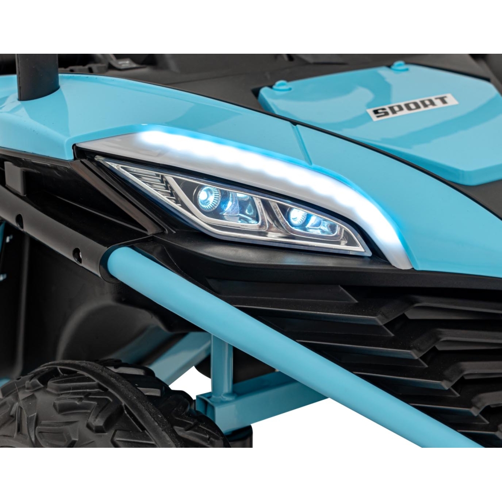 Elektrinis Buggy FASTER 4x4, Blue-Elektromobiliai vaikams, Keturračiai ir bagiai-e-vaikas