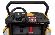 Elektrinis Buggy FASTER 4x4, Yellow-Elektromobiliai vaikams, Keturračiai ir bagiai-e-vaikas