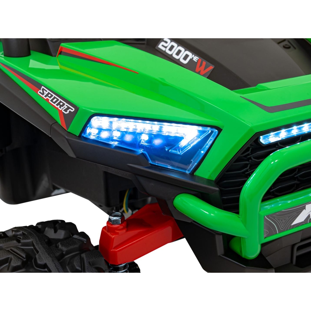 Elektrinis Buggy 4x4 KCK, Green-Elektromobiliai vaikams, Keturračiai ir bagiai-e-vaikas