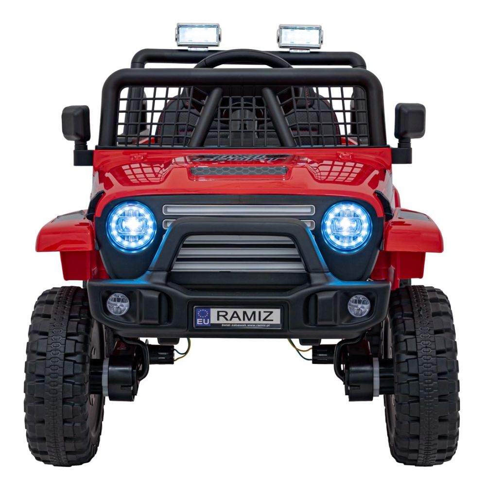 Elektromobilis OFF ROAD 4x4 SPORT, Red-Elektromobiliai vaikams, Visureigiai-e-vaikas