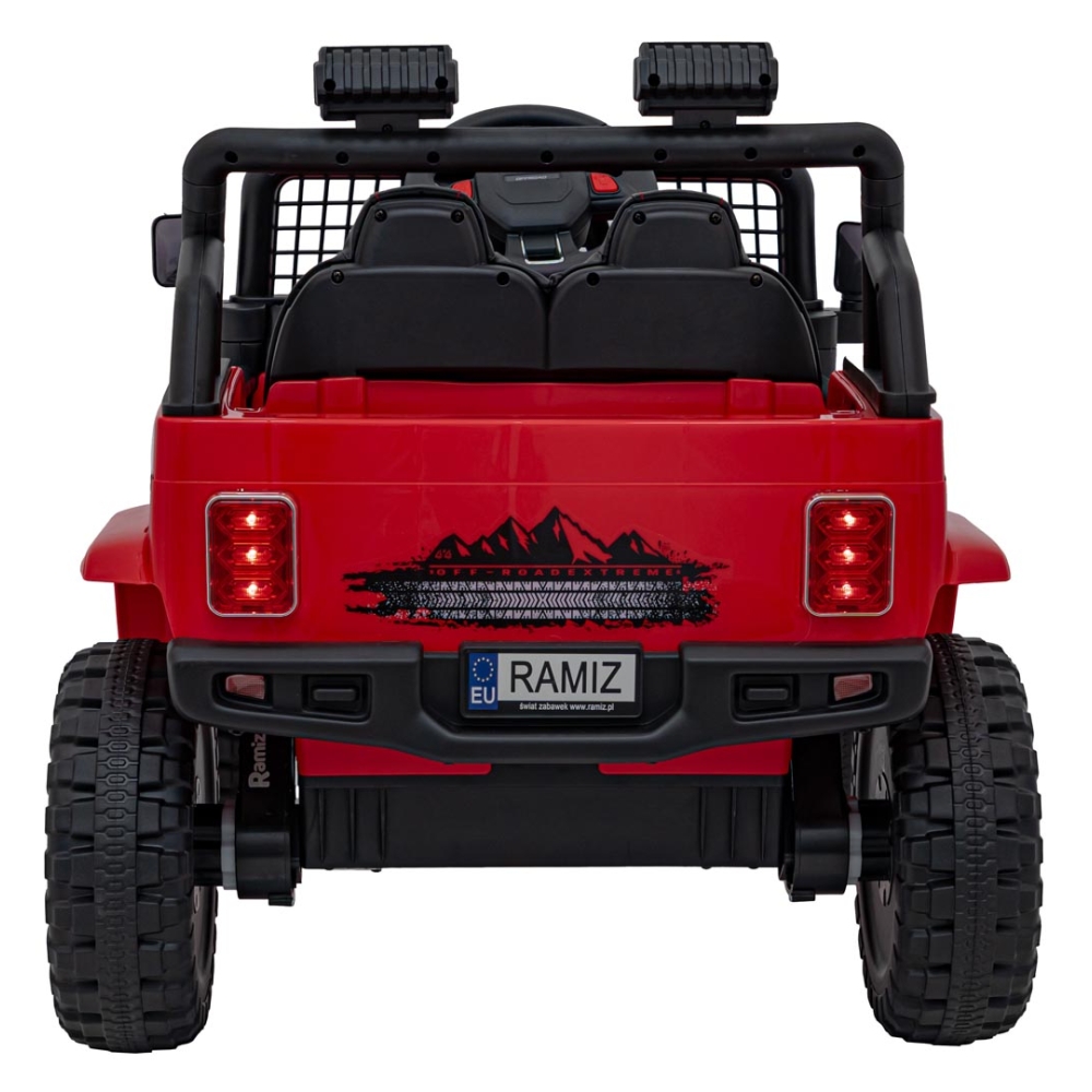 Elektromobilis OFF ROAD 4x4 SPORT, Red-Elektromobiliai vaikams, Visureigiai-e-vaikas