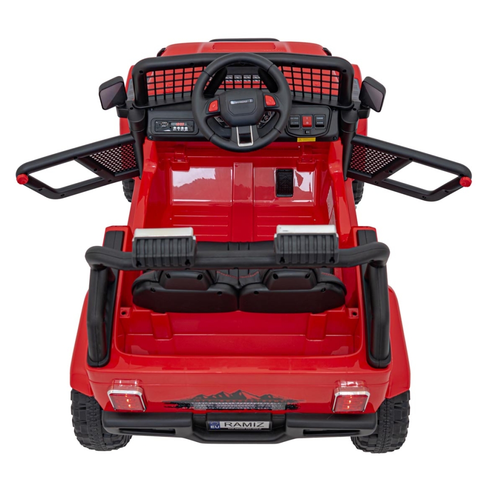 Elektromobilis OFF ROAD 4x4 SPORT, Red-Elektromobiliai vaikams, Visureigiai-e-vaikas