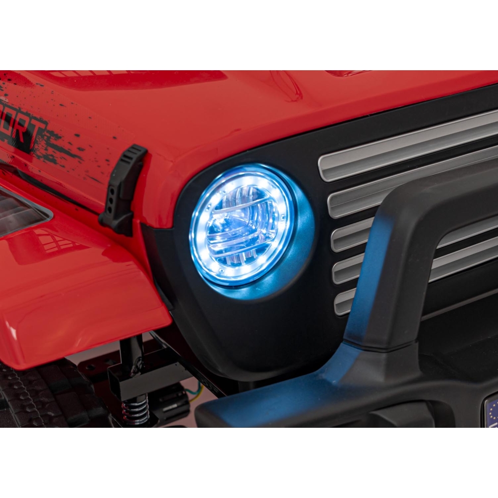 Elektromobilis OFF ROAD 4x4 SPORT, Red-Elektromobiliai vaikams, Visureigiai-e-vaikas