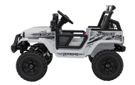Elektromobilis OFF ROAD 4x4 SPORT, White-Elektromobiliai vaikams, Visureigiai-e-vaikas