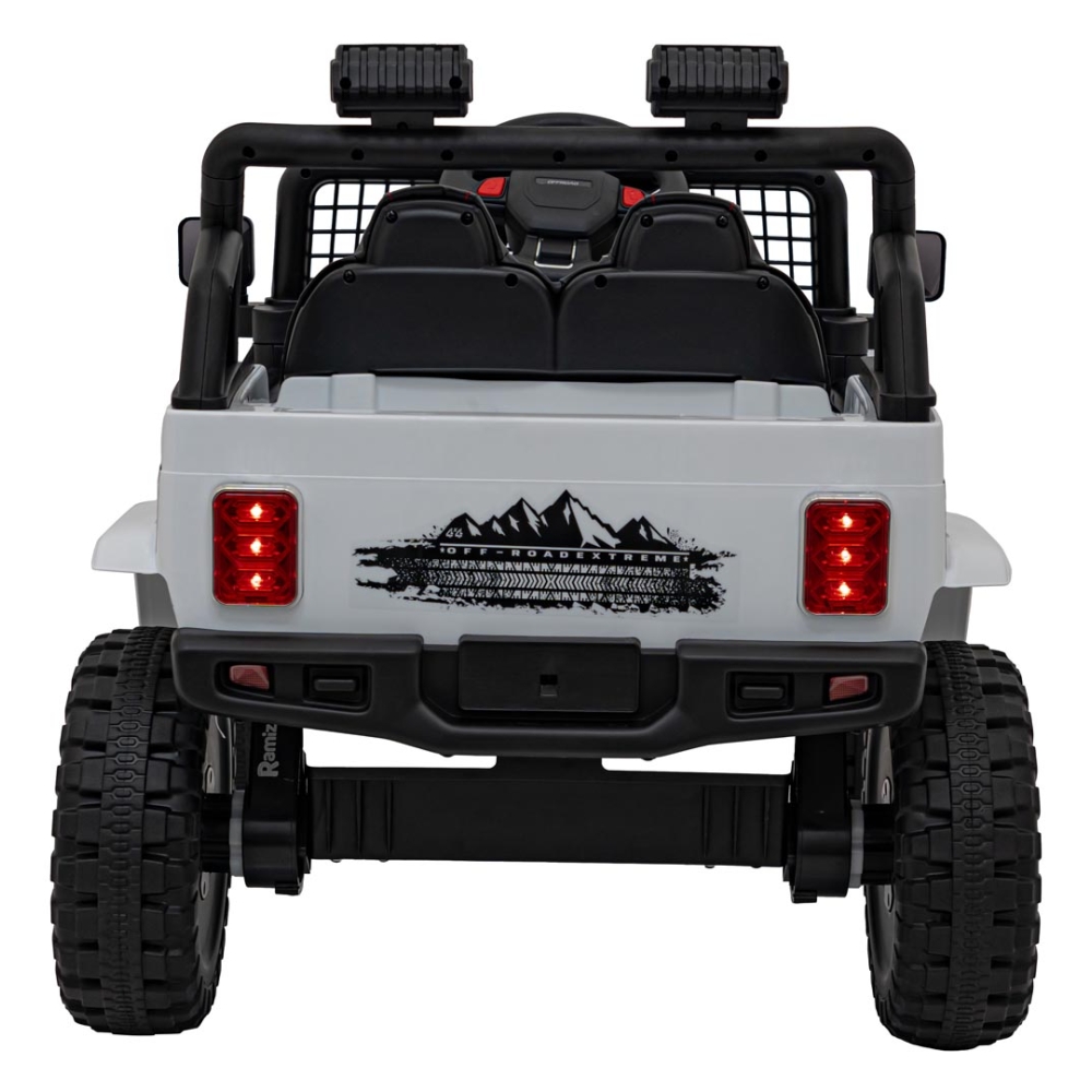 Elektromobilis OFF ROAD 4x4 SPORT, White-Elektromobiliai vaikams, Visureigiai-e-vaikas