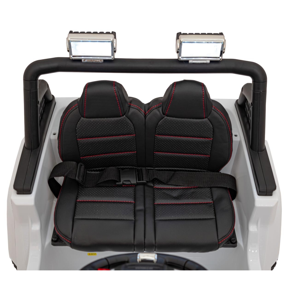Elektromobilis OFF ROAD 4x4 SPORT, White-Elektromobiliai vaikams, Visureigiai-e-vaikas