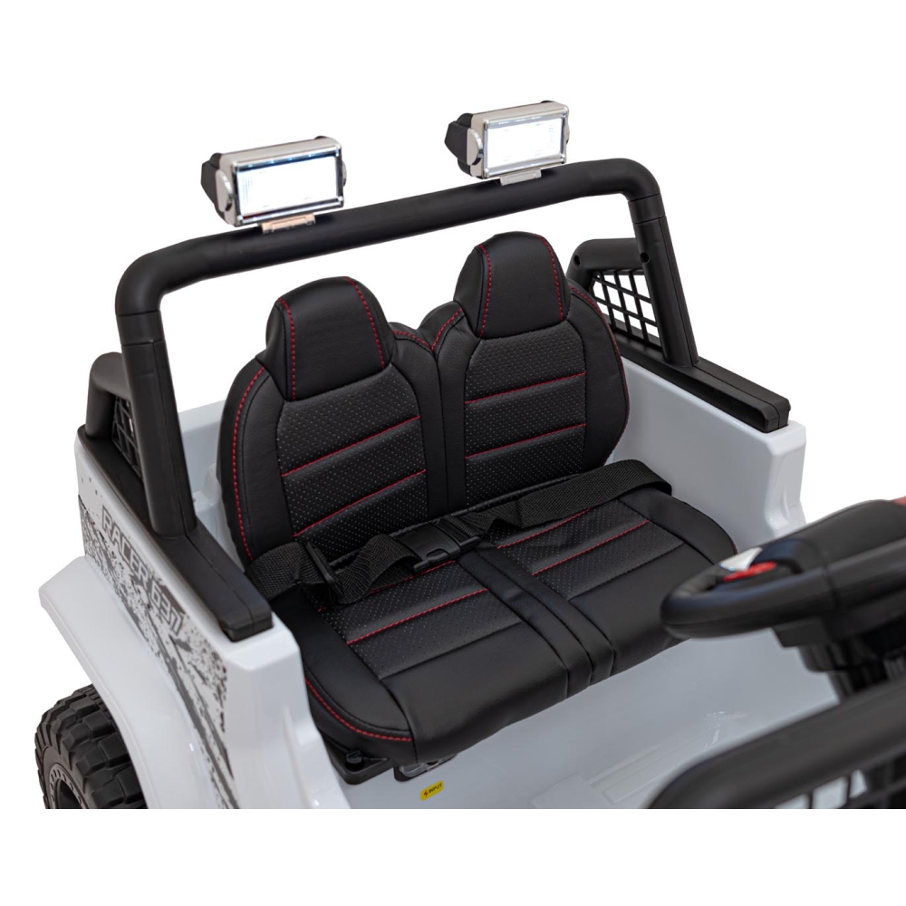 Elektromobilis OFF ROAD 4x4 SPORT, White-Elektromobiliai vaikams, Visureigiai-e-vaikas