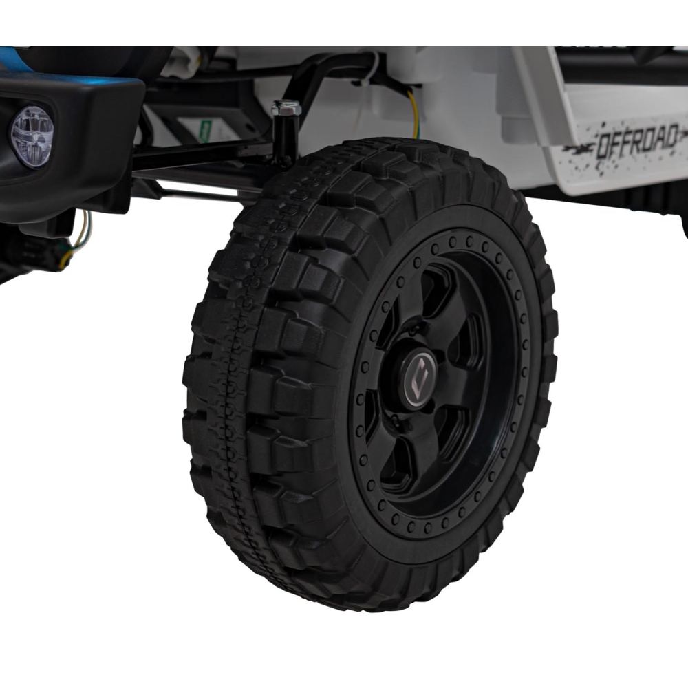 Elektromobilis OFF ROAD 4x4 SPORT, White-Elektromobiliai vaikams, Visureigiai-e-vaikas